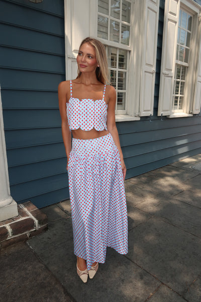 Powder Blue Dot Set