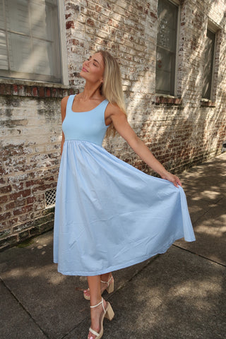 Bonnie Blue Midi Dress