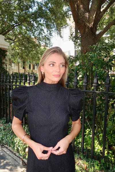 Black Denimness Dress