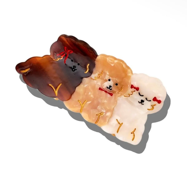 Mini Puppies Claw Hair Clip
