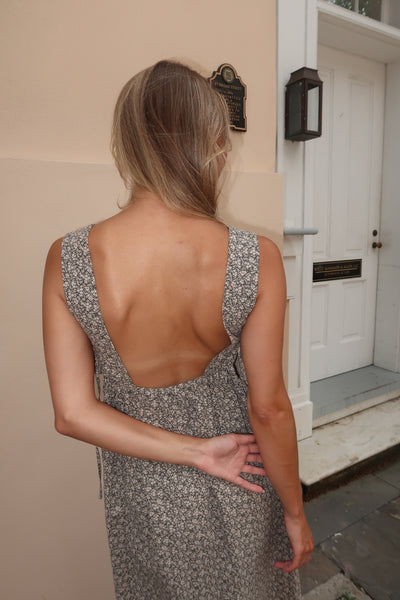 Luella Black Beige Dress