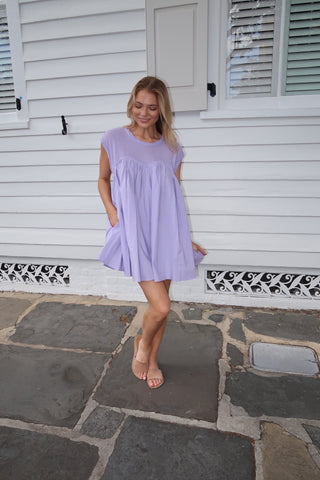 Lila T-shirt Dress