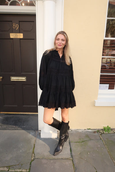 Violet Lawn Black Dress