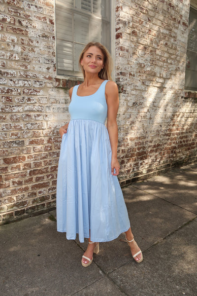 Bonnie Blue Midi Dress