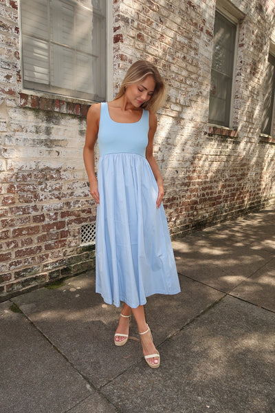 Bonnie Blue Midi Dress