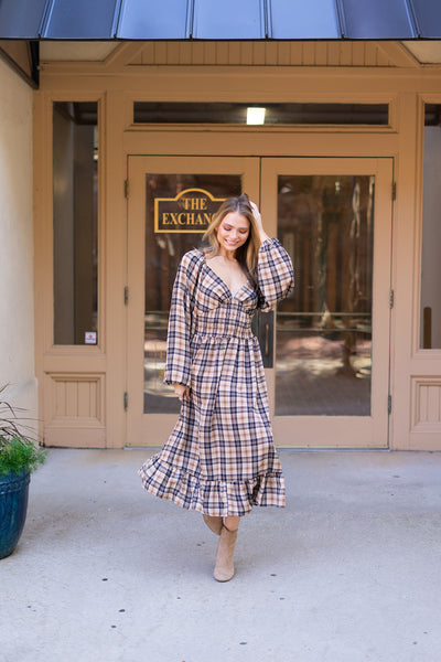 Haley Plaid Dress