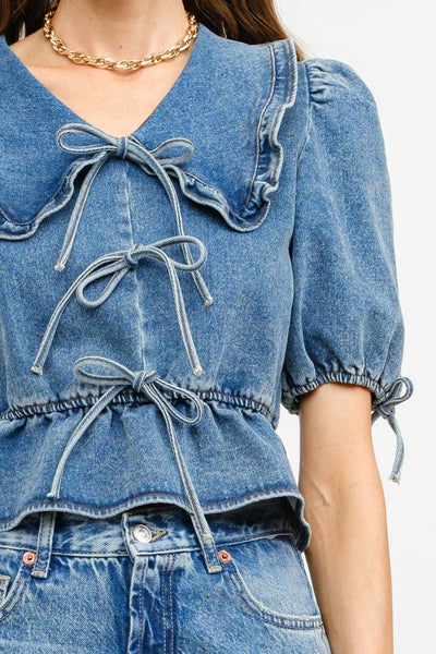 Foster Denim Top