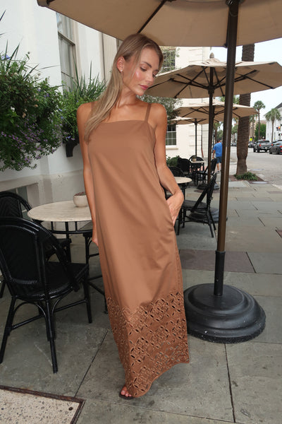 Broder Embroidery Dress