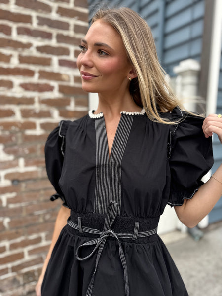 Poppy Black Dress