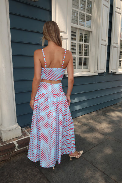 Powder Blue Dot Set