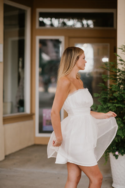 Tulle White Dress