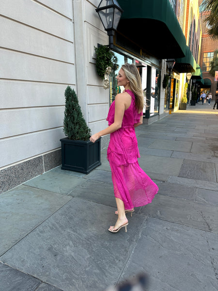 Eden Fuchsia Dress