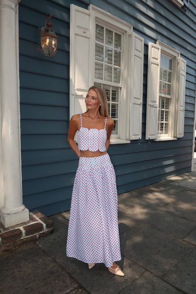 Powder Blue Dot Set