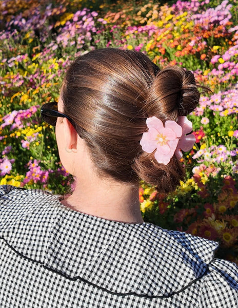 Origami Iceland Poppy Flower Claw Hairclip