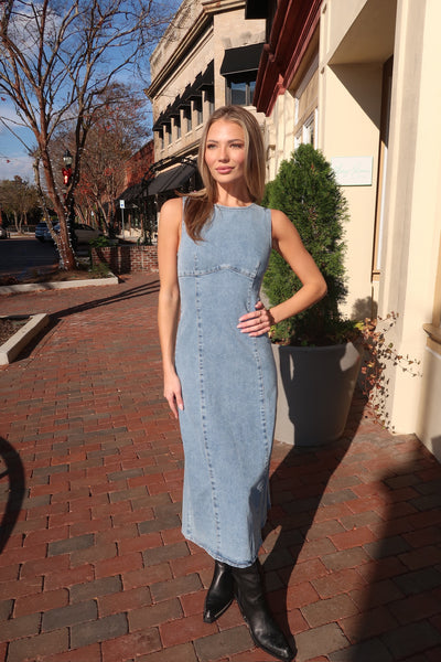 Gisela Light Wash Dress