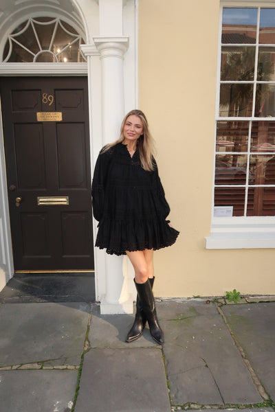 Violet Lawn Black Dress