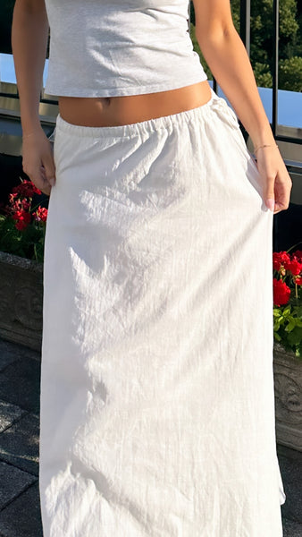 White Maxi Skirt