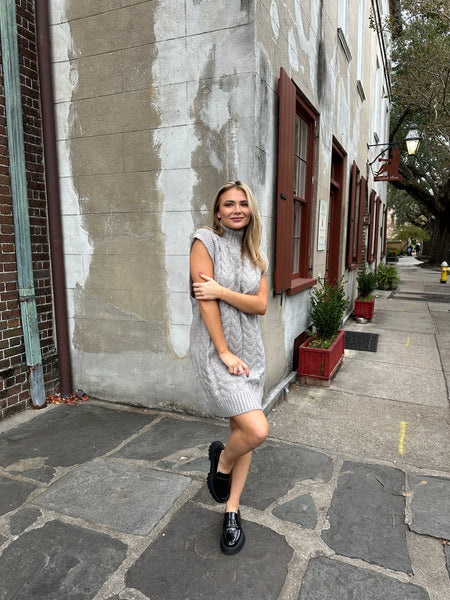 Heather Grey Sweater Dress