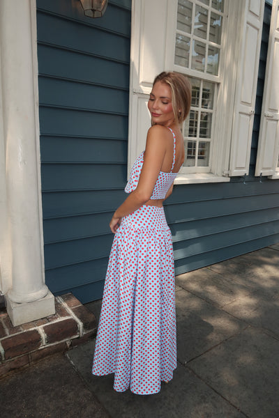 Powder Blue Dot Set