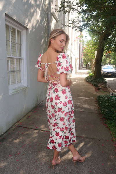 Freya Red Rose Dress