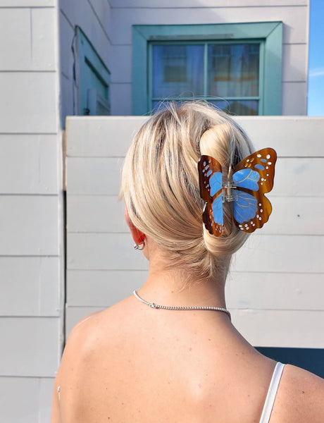 Boho Monarch Claw Hair Clip