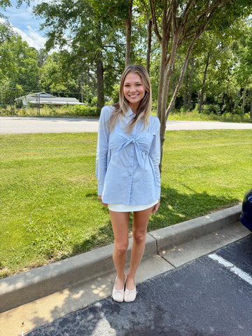 Aislinn Blue Shirt