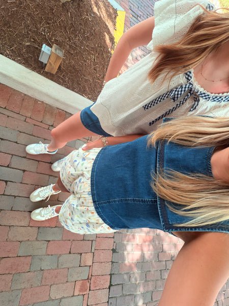 Denim Sailor Top