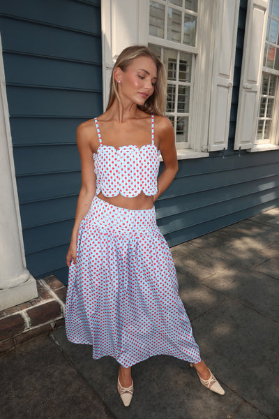 Powder Blue Dot Set