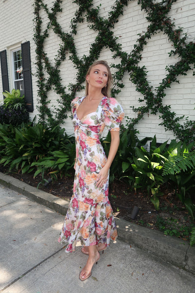 Rita Floral Mermaid Dress