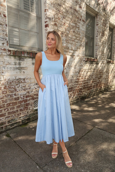 Bonnie Blue Midi Dress