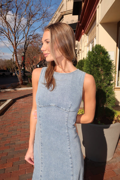 Gisela Light Wash Dress