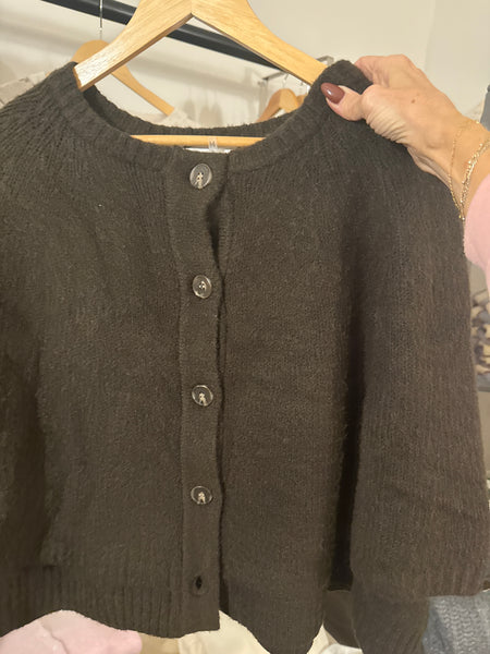 Espresso Cape Sweater