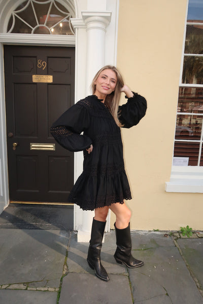 Violet Lawn Black Dress