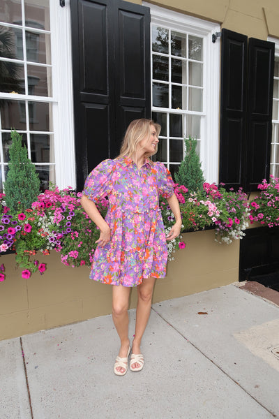 Carnation Floral Dress