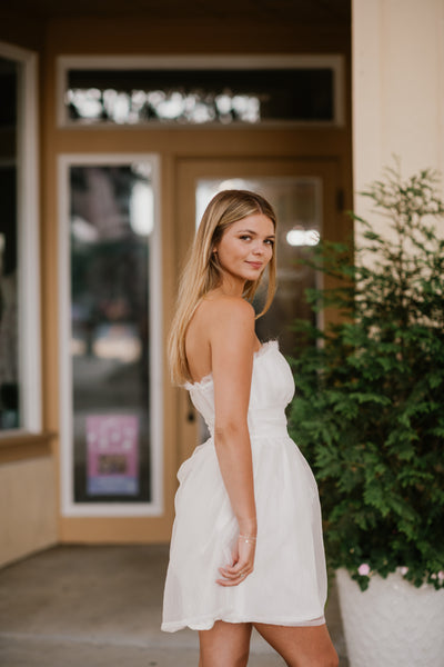 Tulle White Dress