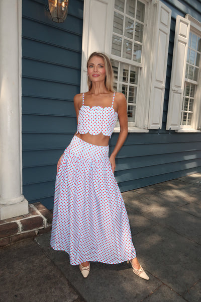 Powder Blue Dot Set