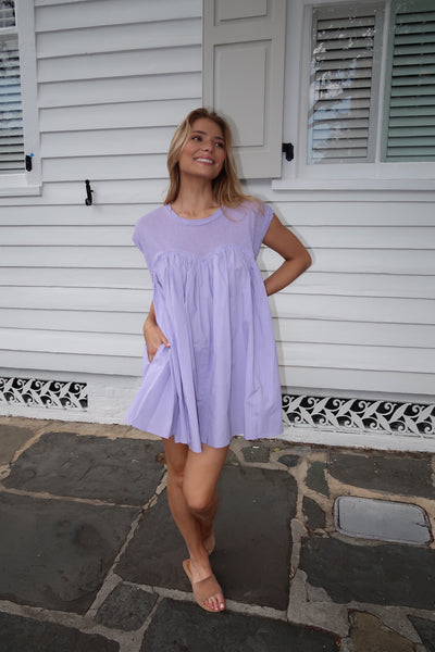 Lila T-shirt Dress