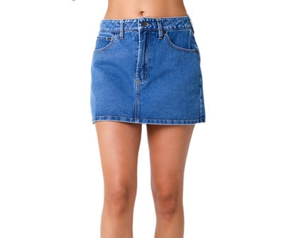 Denim Mini Skirt