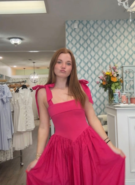 Karina Fuchsia Dress