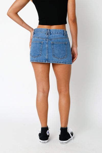 Denim Mini Skirt