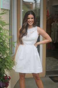 Lacey White Dress